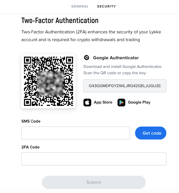 how to setup 2 factor authentication